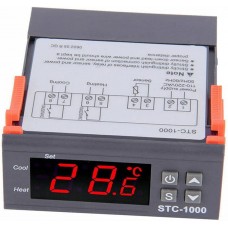 STC-1000 Digital Temperature Controller,Thermostat Regulator AC 110V-220V with Double NTC Sensor Probe Cooler Heater
