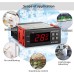 STC-1000 Digital Temperature Controller,Thermostat Regulator AC 110V-220V with Double NTC Sensor Probe Cooler Heater