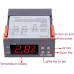 STC-1000 Digital Temperature Controller,Thermostat Regulator AC 110V-220V with Double NTC Sensor Probe Cooler Heater