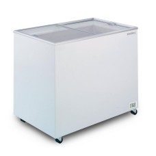 Display Chest Freezer – 296L – Flat Glass Top