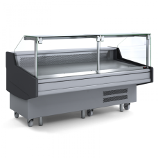 Square Deli Glass Display - 2000mm