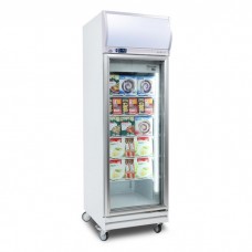 Upright Display Freezer – 444L – 1 Door – Flat Glass – Lightbox